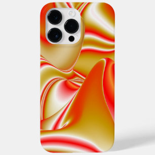 Coque Pour Pour iPhone 14 Pro Max Amour et Or Abstrait 3D Rainbowart