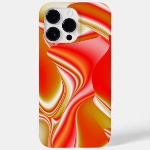 Coque Pour Pour iPhone 14 Pro Max Amour et Or Abstrait 3D Rainbowart