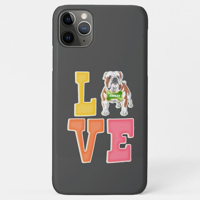 Coques Case-Mate iPhone Amour Français Bulldog mignon Chien papa Chien mam (Dos)