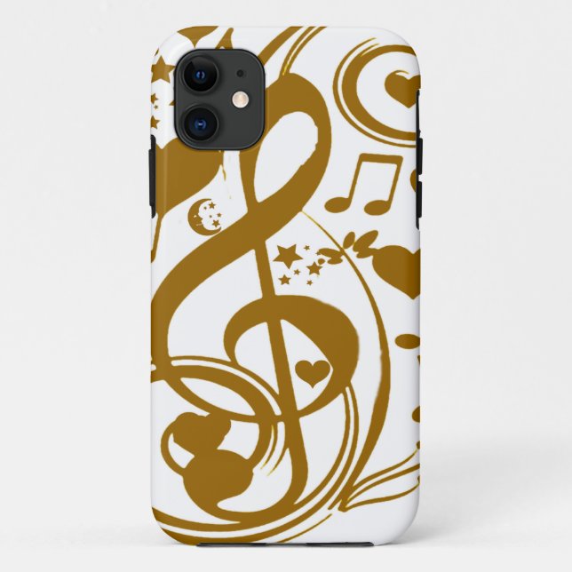 Coques Case-Mate iPhone Amour & Joy-Gold_ (Dos)