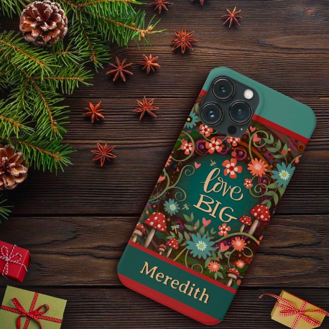 Coques Case-Mate iPhone Amour Moderne Grande libellule Florale Personnalis (Créateur téléchargé)