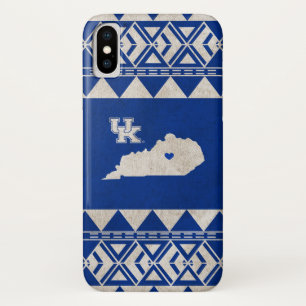 Coque iPhone X Amour tribal d'état du Kentucky  
