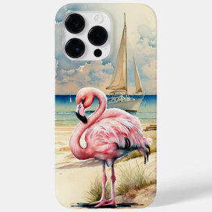 Coque Pour Pour iPhone 14 Pro Max amoureux de flamand rose