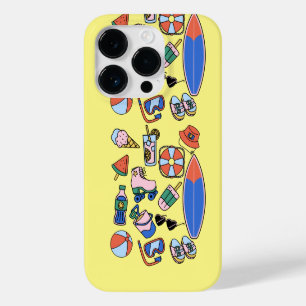 Coque Pour iPhone 14 Pro amoureux de la plage estivale