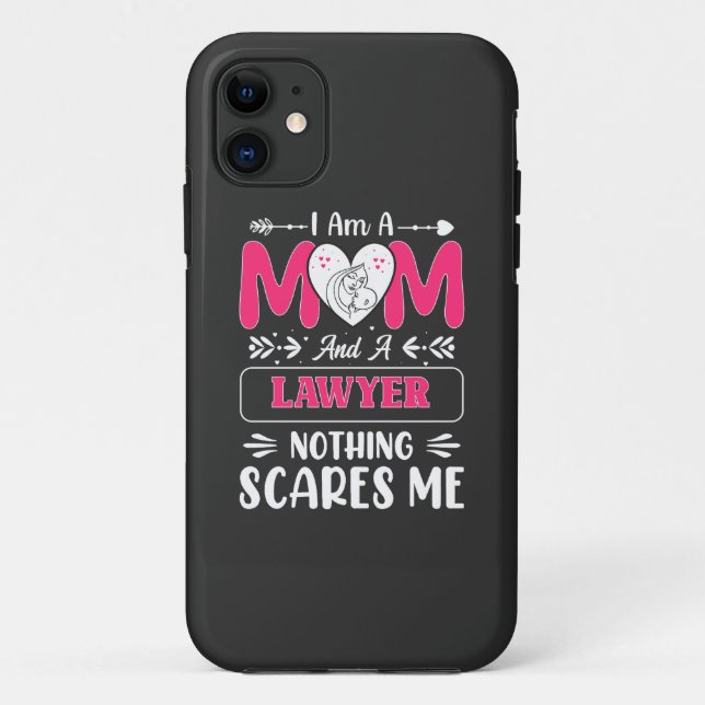 Coques Case-Mate iPhone Amusant Avocat Maman, Avocat Maman (Dos)