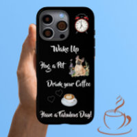 Amusant chien et amoureux du café