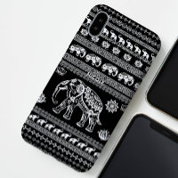 Amusant et mignon noir blanc éléphant thaïlandais