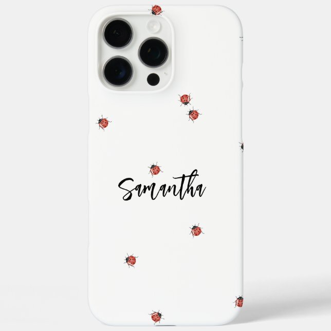 Coques Case-Mate iPhone Amusant Ladybug (Verso)