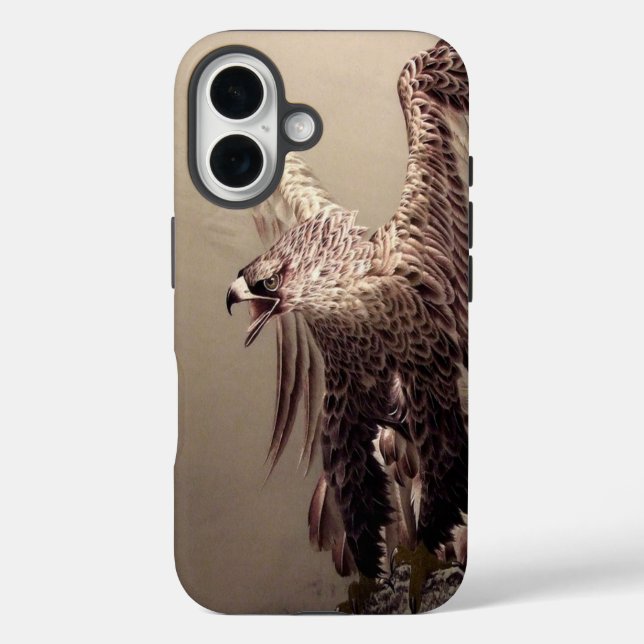 Coques Case-Mate iPhone Amusant Oiseau sauvage Aigle patriotique américain (Verso)