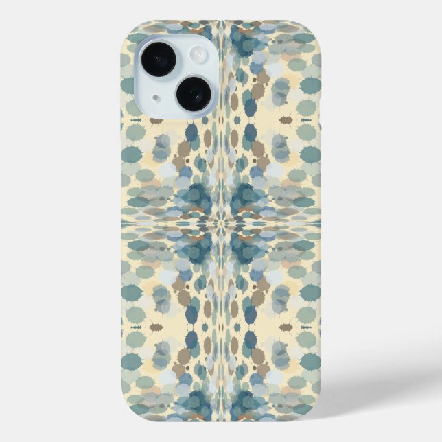 Coques Case-Mate iPhone Amusement estival Ocean Spray Splatter Art Abstrai (Verso)