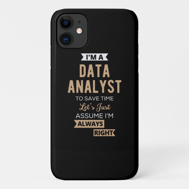 Coques Case-Mate iPhone Analyste de données (Dos)