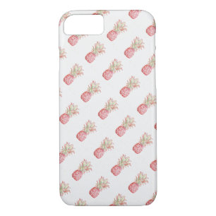 Coque iPhone 8/7 Ananas rose tropical