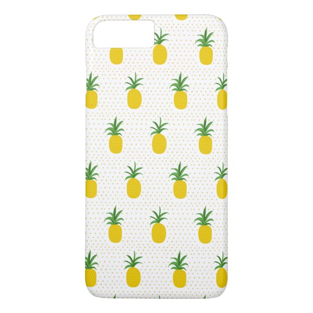 Coques Case-Mate iPhone Ananas tropicaux d'or (Dos)