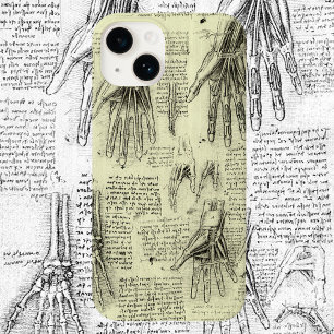 Coque Pour iPhone 15 Anatomie de la main humaine par Léonard de Vinci