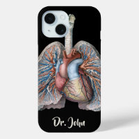 Anatomie humaine vintage Poumons Coeur Organes San