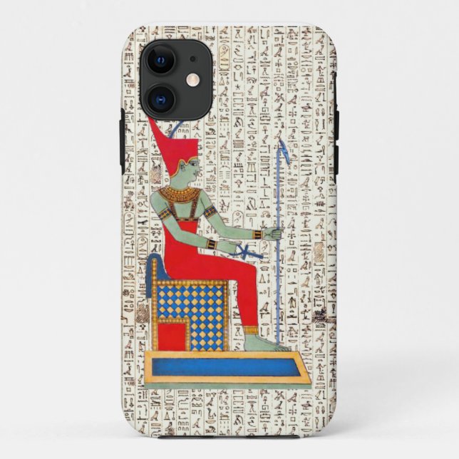Coques Case-Mate iPhone Ancien Dieu égyptien Hiéroglyphes Design (Dos)