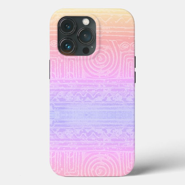Coques Case-Mate iPhone Ancien Motif mésopotamien sumérien rose (Verso)