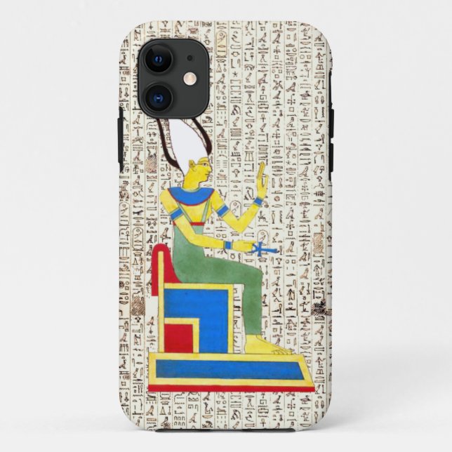 Coques Case-Mate iPhone Ancien roi égyptien Pharaon Hiéroglyphes Design (Dos)