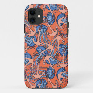 Etui iPhone Case-Mate Ancre Et Motif De Méduses