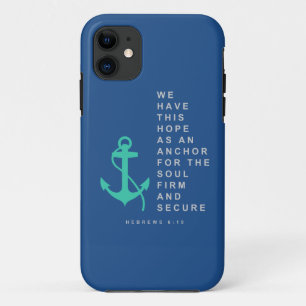Coque Case-Mate Pour iPhone Ancre pour l'âme (Hébreux 6:19)