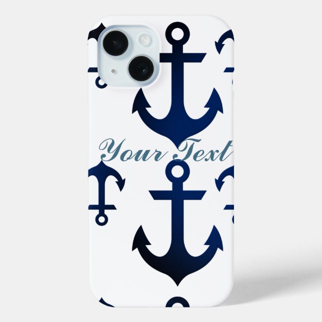 Coques Case-Mate iPhone Ancres Ahoy Nautical (Verso)