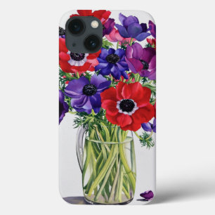 Etui iPhone Case-Mate Anémones dans une cruche en verre