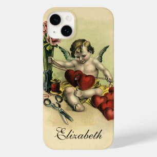 Coques Pour iPhone Ange couturière de la Saint-Valentin victorienne v