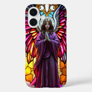 Coques iPhone 16 Ange en verre de christianisme religieux