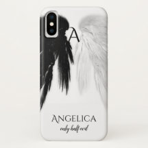 ANGEL AILES 'Seulement demi-mal' Monogramme drôle