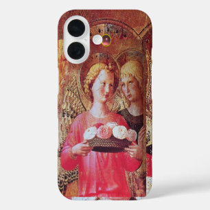 COQUES iPhone 16 ANGEL AUX ROSES BLANCHES ROSES