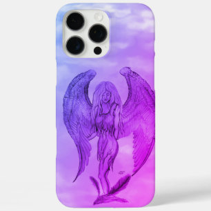 Coques iPhone 16 Pro Max Angel en style tatouage