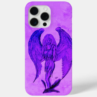 Coque iPhone 15 Pro Max Angel en style tatouage