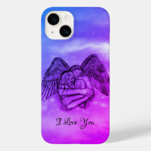 Coque Pour iPhone 14 Angel Eros in Love
