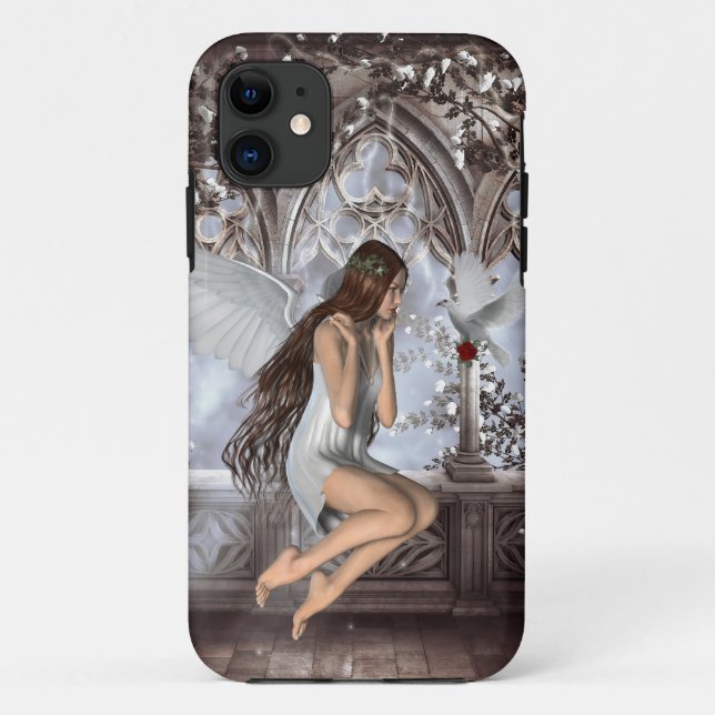 Coques Case-Mate iPhone Angel et sa colombe (Dos)