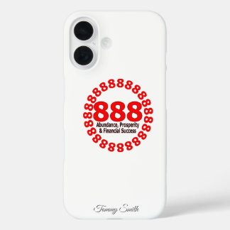 Coques iPhone 16 Angel Numéro 888 | Abondance et prospérité
