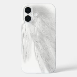 Coques iPhone 16 ANGEL WINGS White Right Personnalisable