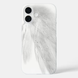 Coques iPhone 16 ANGEL WINGS White Right Personnalisable