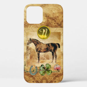 COQUES POUR iPhone ANGLAIS HORSE, HORSESHOE ET MONOGRAMME SHAMROCK