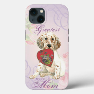 Case-Mate iPhone Case Anglais Setter Heart Maman