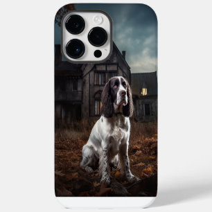 Coque Pour Pour iPhone 14 Pro Max Anglais Springer espagnol Halloween effroi
