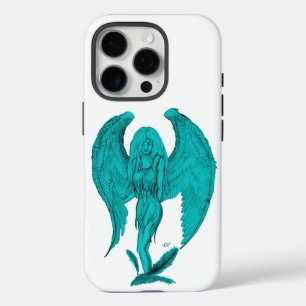 Coques iPhone 16 Pro Angle, Dessin crayon