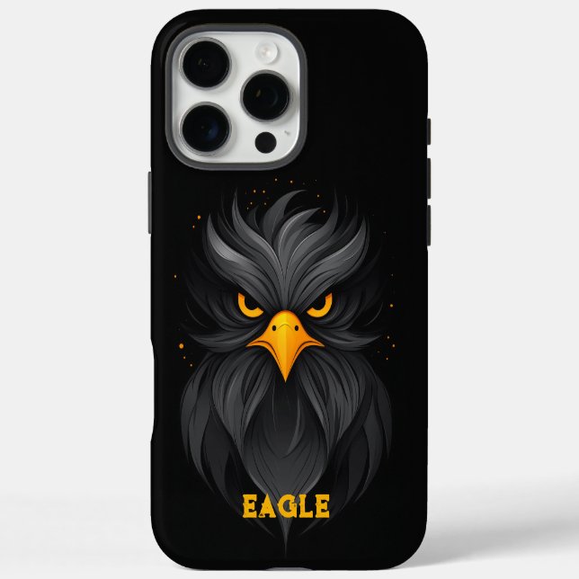 Coques Case-Mate iPhone Angry Eagle Black (Verso)