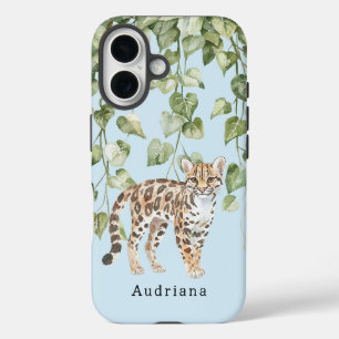 Coques iPhone 16 Animal de la jungle léopard