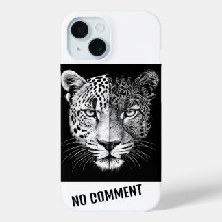 Coque Pour iPhone 15 animal léopard