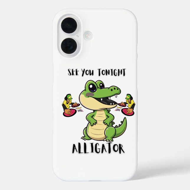 Coques Case-Mate iPhone Animals Party Alligator (Verso)