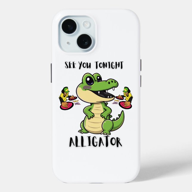 Coques Case-Mate iPhone Animals Party Alligator (Verso)