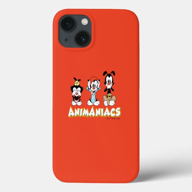Coques Case-Mate iPhone Animaniacs | Graphique de Warner Sibings "No Evil" (Verso)