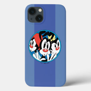 Case-Mate iPhone Case Animaniacs Warner Siblings Circle Graphic