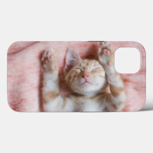 Case-Mate iPhone Case Animaux de bébés cutest Minuscule chaton rayé or