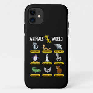 Case-Mate iPhone Case Animaux Du Monde Drôles De Noms D'animaux Réels